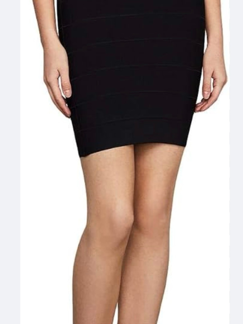 Guess Black Mini Bandage Skirt